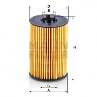 Маслен филтър Mann-Filter HU 7020 z
