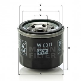 Маслен филтър Mann-Filter W 6011