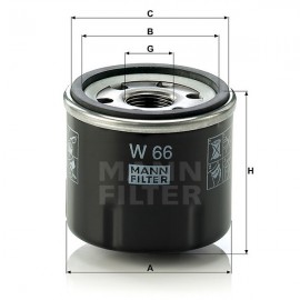 Маслен филтър Mann-Filter W 66