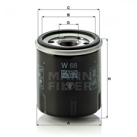 Маслен филтър Mann-Filter W 68
