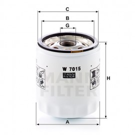 Маслен филтър Mann-Filter W 7015