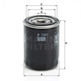 Маслен филтър Mann-Filter W 7041