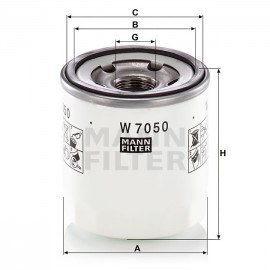 Маслен филтър Mann-Filter W 7050