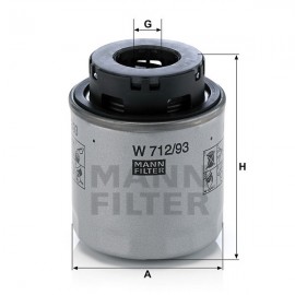 Маслен филтър Mann-Filter W 712/93