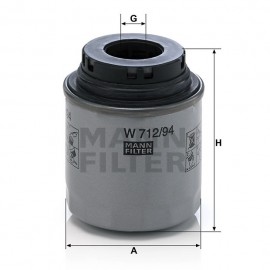 Маслен филтър Mann-Filter W 712/94