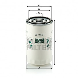 Маслен филтър Mann-Filter W 719/27
