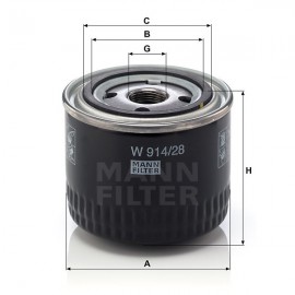 Маслен филтър Mann-Filter W 914/28
