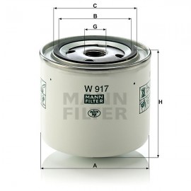 Маслен филтър Mann-Filter W 917