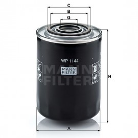 Маслен филтър Mann-Filter WP 1144