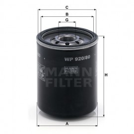 Маслен филтър Mann-Filter WP 920/80
