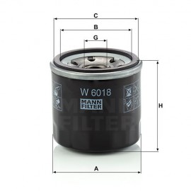 Маслен филтър Mann-Filter W 6018