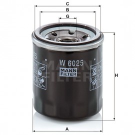 Маслен филтър Mann-Filter W 6025
