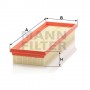 Въздушен филтър Mann-Filter C 3251/1