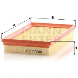 Въздушен филтър Mann-Filter C 31 012