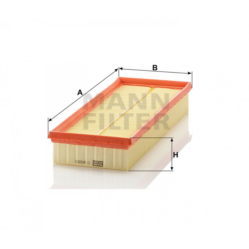 Въздушен филтър Mann-Filter C 3698/3-2