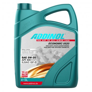 Масло Addinol Economic 0520 5W-20 - 5 Литра