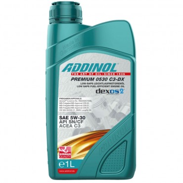 Масло Addinol Premium 0530 C3-DX 5W-30 - 1 Литър