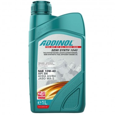 Масло Addinol Semi Synth 10W-40 - 1 Литър