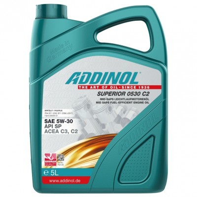 Масло Addinol SUPERIOR 0530 C2 5W-30 - 5 Литра