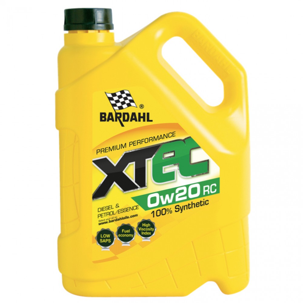 Масло BARDAHL XTEC 0W-20 RC - 5 Литра Масло BARDAHL XTEC 0W-20 RC - 5 Литра