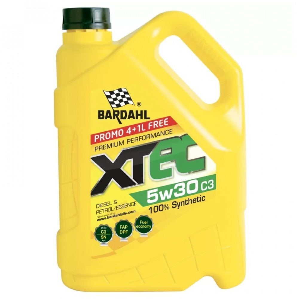 Масло BARDAHL XTEC 5W-30 C3 - 5 Литра