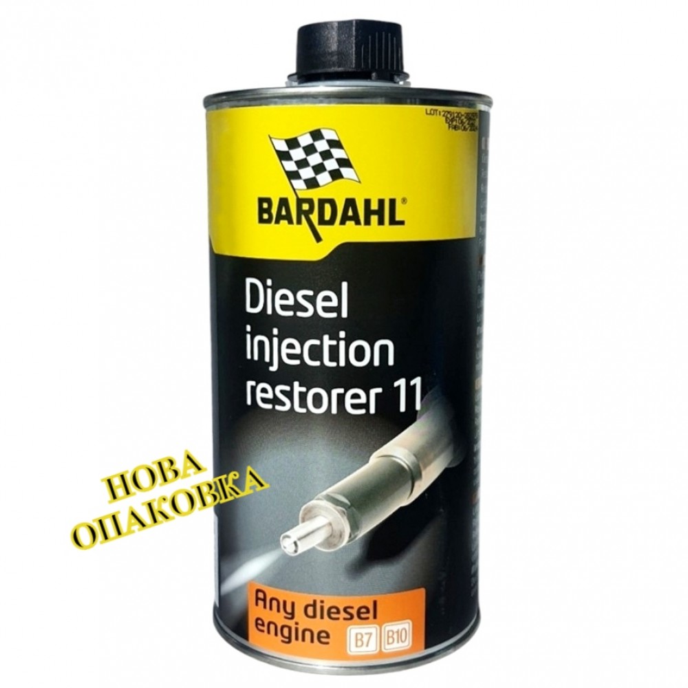 Почистване инжектори BARDAHL Diesel Injection Restorer 11 - 1 Литър