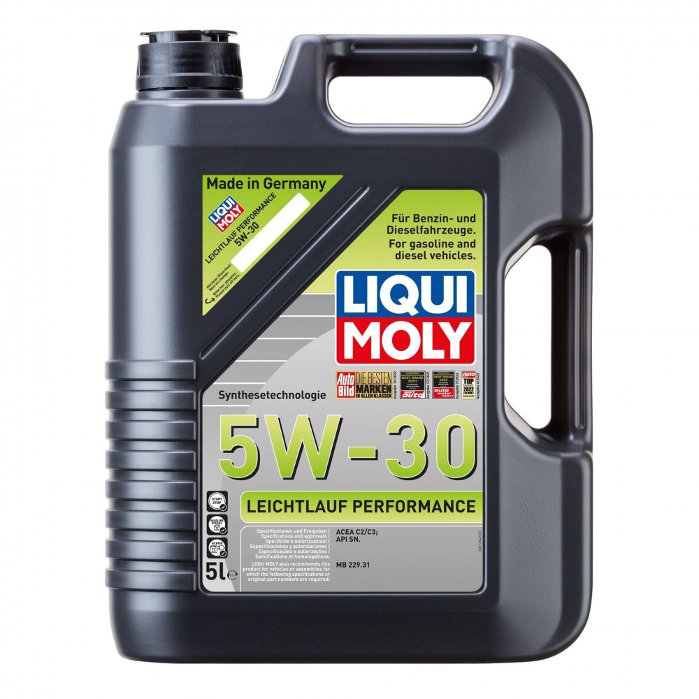 Масло LIQUI MOLY Leichtlauf Performance 5W-30 - 5 Литра Масло LIQUI MOLY Leichtlauf Performance 5W-30 - 5 Литра