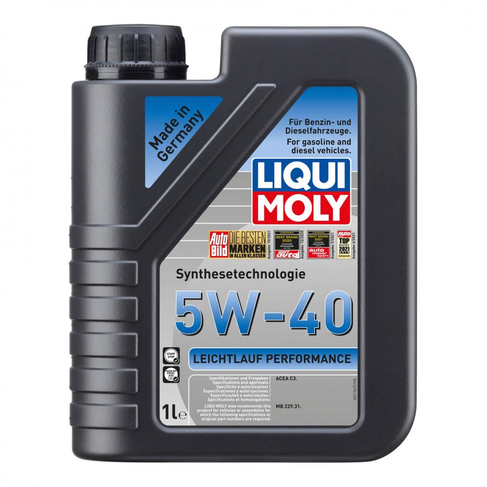 Масло LIQUI MOLY Leichtlauf Performance 5W-40 - 1 Литър Масло LIQUI MOLY Leichtlauf Performance 5W-40 - 1 Литър