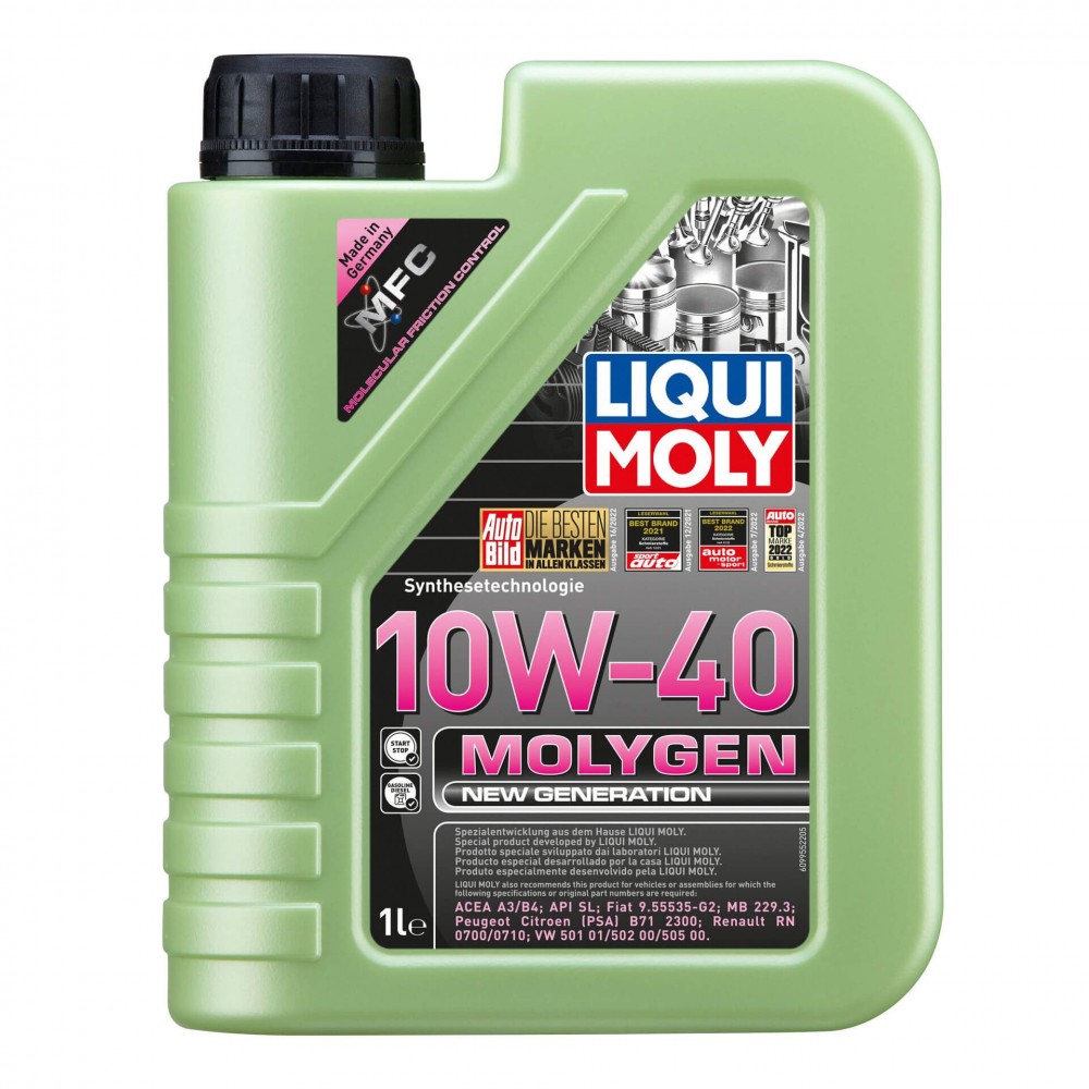 Масло LIQUI MOLY Molygen 10W-40 - 1 Литър Масло LIQUI MOLY Molygen 10W-40 - 1 Литър