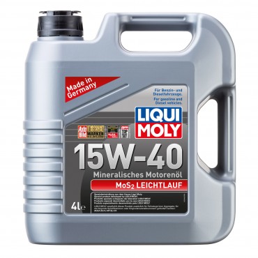 Масло LIQUI MOLY MoS2 Leichtlauf 15W-40 - 4 Литра