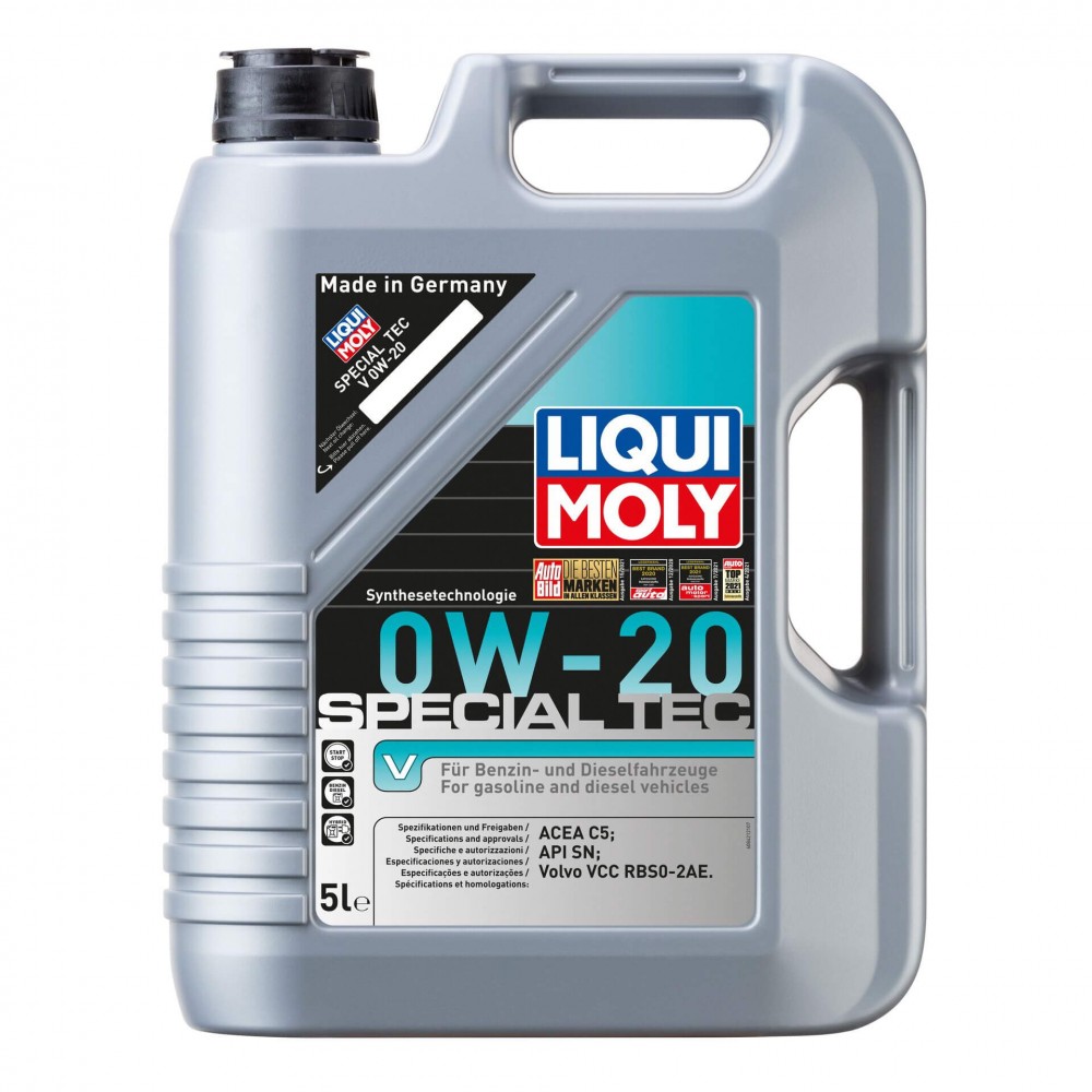 Масло LIQUI MOLY Special Tec V 0W-20 - 5 Литра