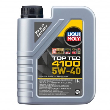 Масло LIQUI MOLY Top Tec 4100 5W-40 - 1 Литър
