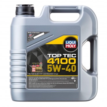 Масло LIQUI MOLY Top Tec 4100 5W-40 - 4 Литра