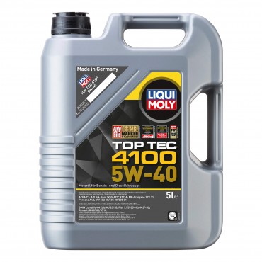 Масло LIQUI MOLY Top Tec 4100 5W-40 - 5 Литра