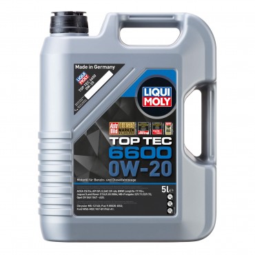 Масло LIQUI MOLY Top Tec 6600 0W-20 - 5 Литра