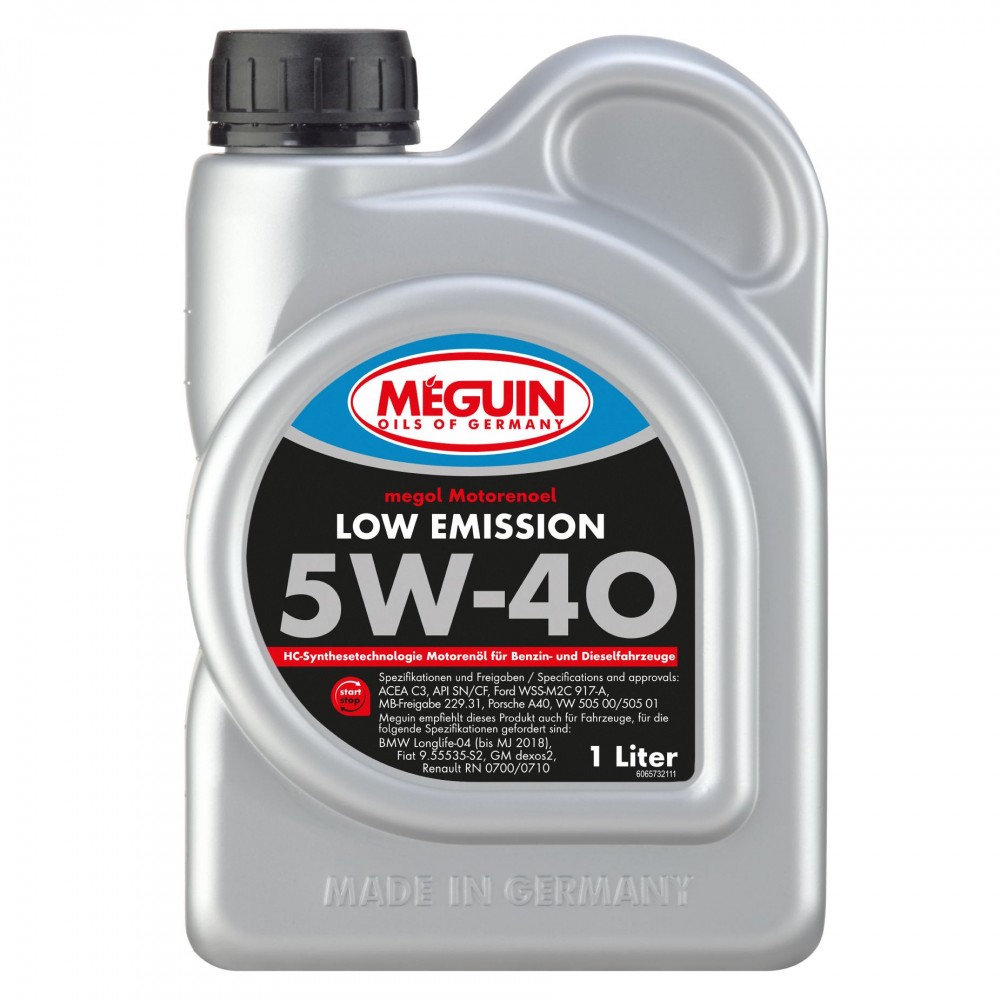 Масло MEGUIN Low Emission 5W-40 - 1 Литър
