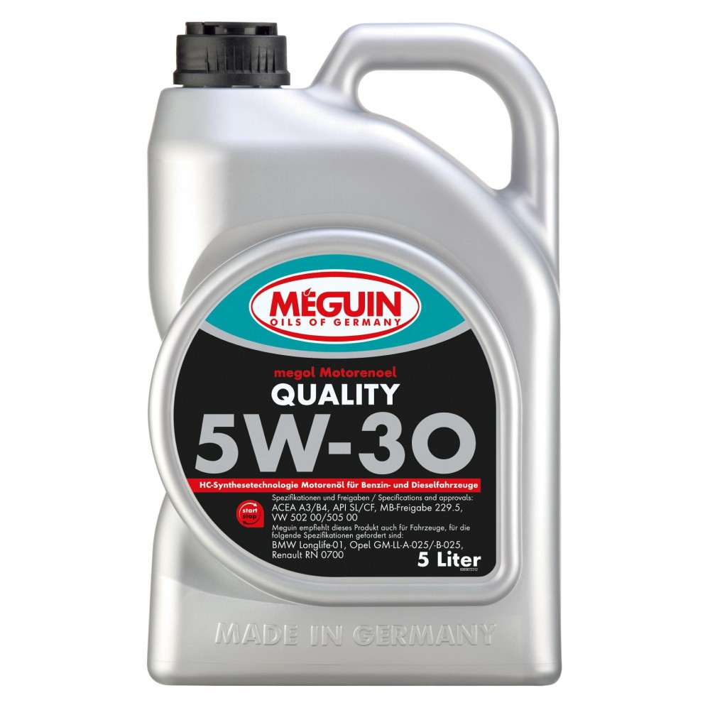 Масло MEGUIN Quality 5W-30 - 5 Литра