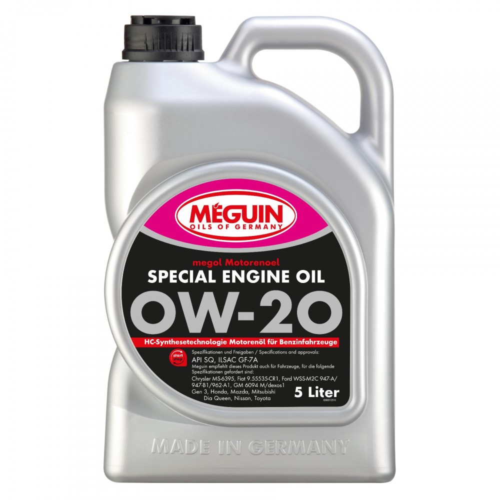 Масло MEGUIN Special Engine Oil 0W-20 - 5 Литра
