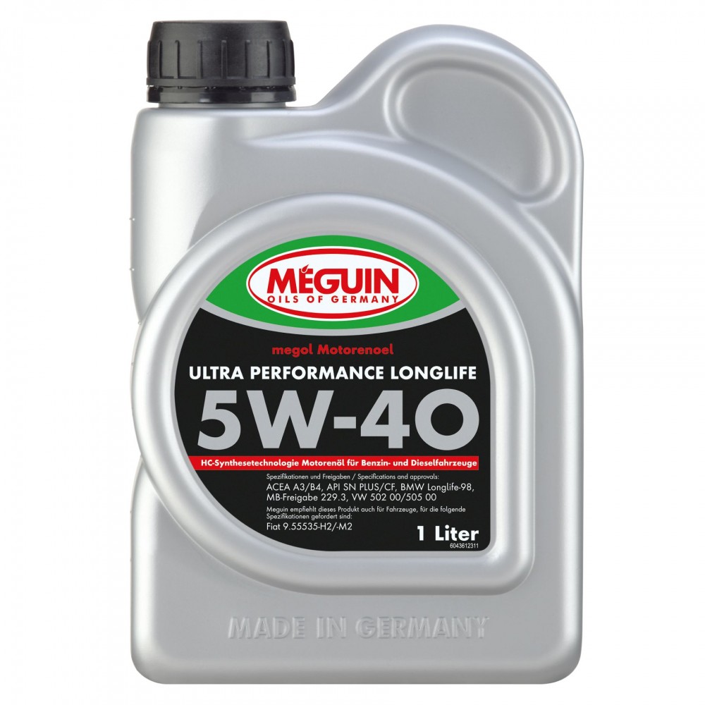 Масло MEGUIN Ultra Performance Longlife 5W-40 - 1 Литър