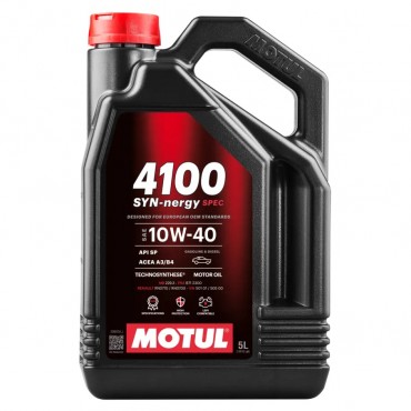 Масло Motul 4100 SYN-nergy SPEC 10W-40 - 5 Литра