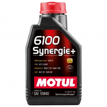 Масло Motul 6100 SYNERGIE+ 10W-40 - 1 Литър