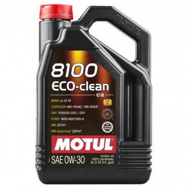 Масло Motul 8100 ECO-clean 0W-30 C2 - 5 Литра