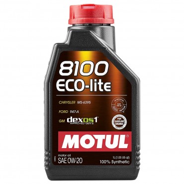 Масло Motul 8100 ECO-lite 0W-20 - 1 Литър
