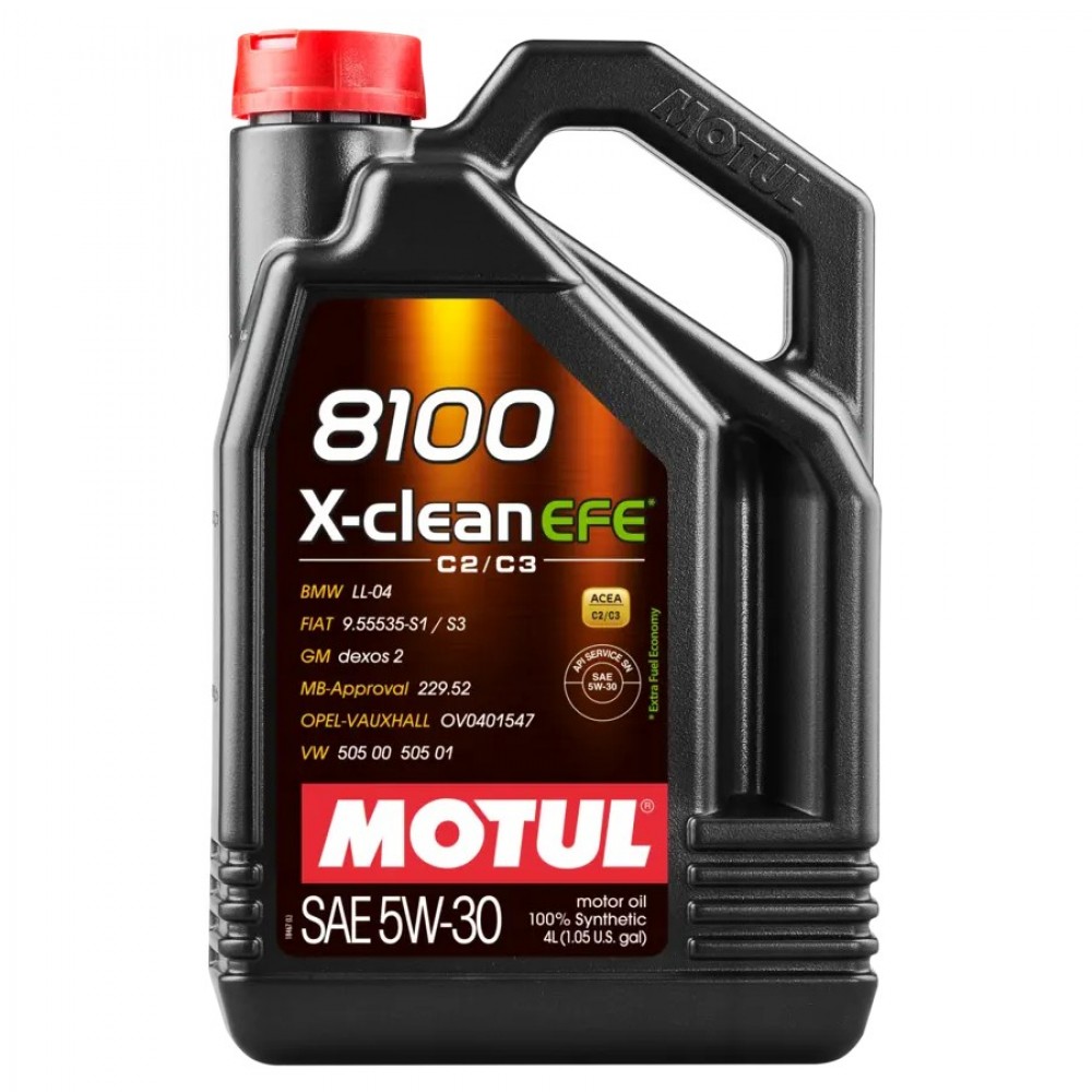 Масло Motul 8100 X-clean EFE 5W-30 - 4 Литра Масло Motul 8100 X-clean EFE 5W-30 - 4 Литра