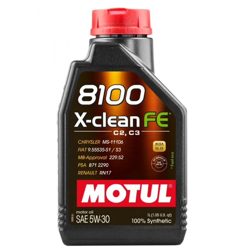 Масло Motul 8100 X-clean FE 5W-30 - 1 Литър