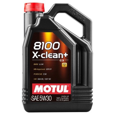 Масло Motul 8100 X-clean+ C3 5W-30 - 5 Литра