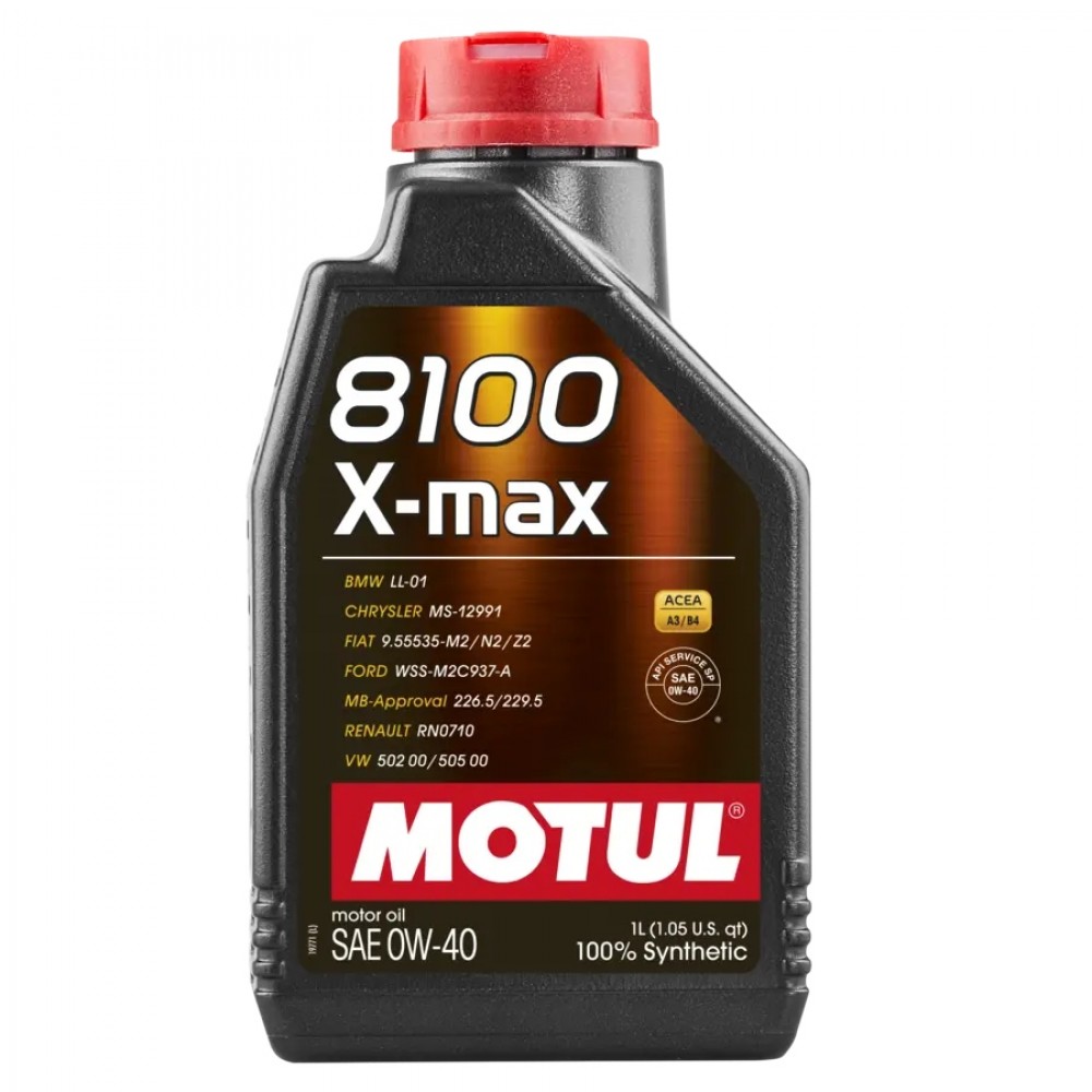 Масло Motul 8100 X-max 0W-40 - 1 Литър