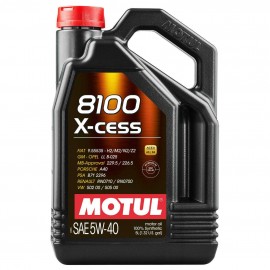 Масло Motul 8100 X-cess 5W-40 - 5 Литра