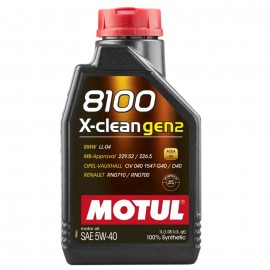 Масло Motul 8100 X-clean Gen2 5W-40 C3 - 1 Литър