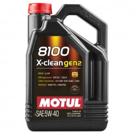 Масло Motul 8100 X-clean Gen2 5W-40 C3 - 5 Литра